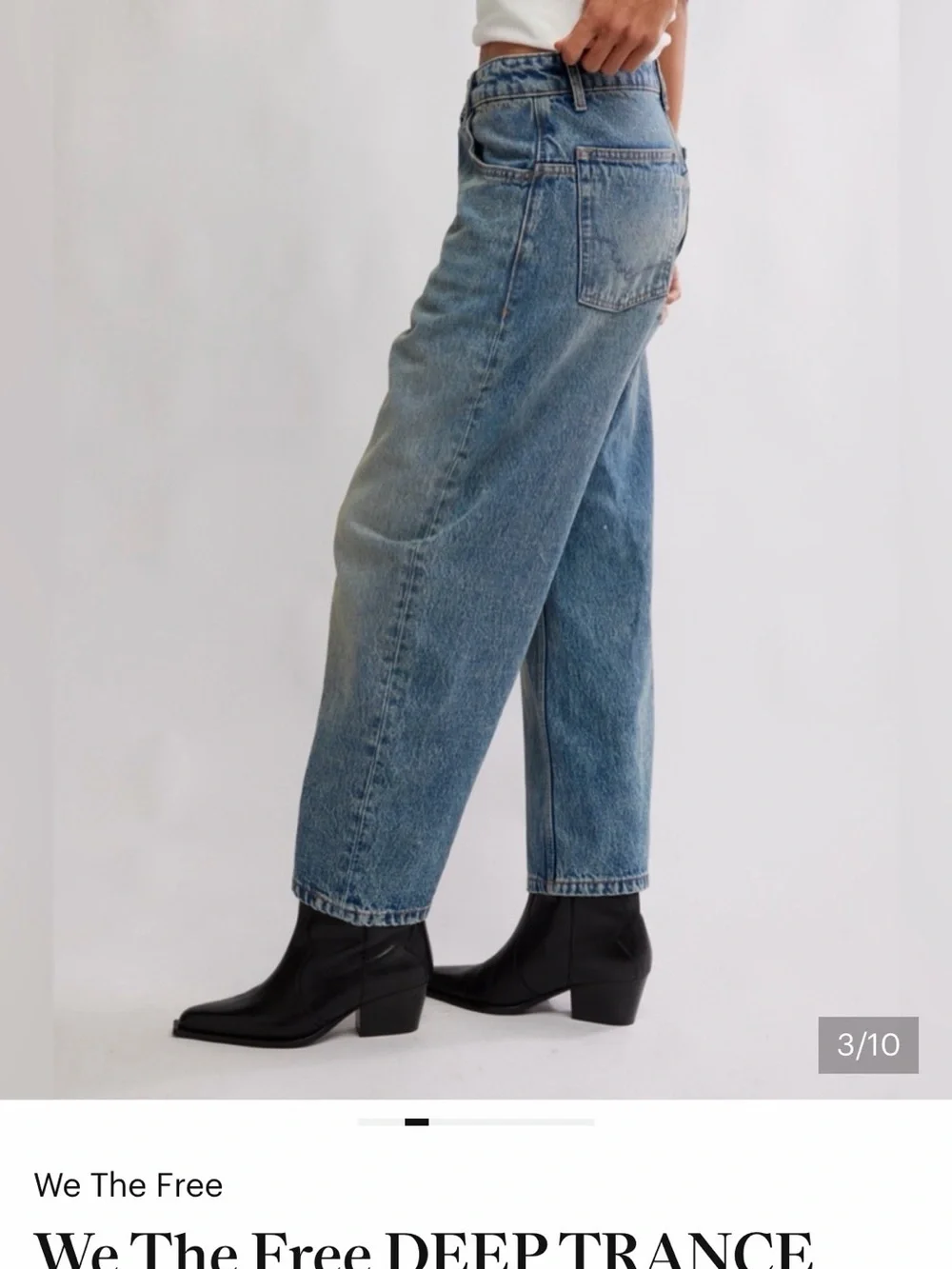 We The Free Deep Trance Boyfriend Jeans size 31 (Listing price is for both) - Picture 3 of 16